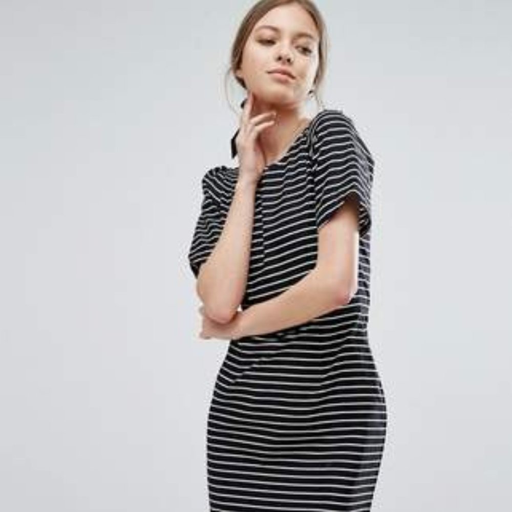 Trollied Dolly Striped Sheath / Wiggle Dress